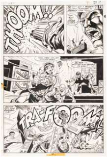 Tuska, George | George Tuska and Billy Graham Hero for Hire #5 Story Page 14 Original Art (Marvel, 1973).... | Heritage