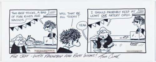 Clark, Todd - Todd Clark Lola Daily Comic Strip Original Art dated 10-9-02 (Tribune Media Services, 2002)....