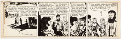 Caniff, Milton | Milton Caniff Terry and the Pirates Daily Comic Strip Original Art dated 6-13-45 (News Syndicate, 1945). ... | Heritage