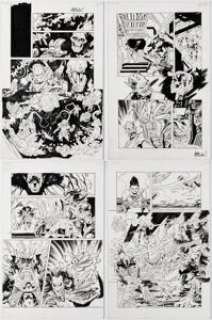 Hepburn, Scott - Scott Hepburn Revenge of the Cosmic Ghost Rider Story Page Original Art Group of 4 (Marvel, 2020).... (Total: 4 Original Art)