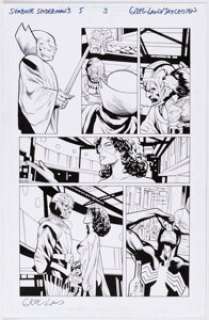 Land, Greg - Greg Land and Jay Leisten Symbiote Spider-Man: King in Black #5 Story Page 3 Original Art (Marvel, 2021)....