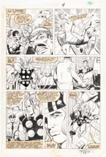 Larsen, Erik | Erik Larsen and Vince Colletta Thor #385 Story Page 4 Original Art (Marvel, 1987).... | Heritage