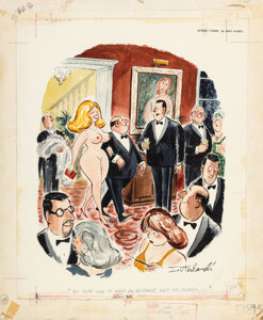 Interlandi, Phil | Phil Interlandi Playboy January-1965 Single Panel Gag Cartoon Illustration Original Art (HMH, 1965).... | Heritage