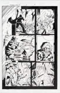 Pelletier, Paul - Paul Pelletier and Rick Magyar Guardians of the Galaxy #1 Story Page 9 Original Art (Marvel, 2008)....