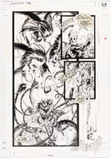 Kubert, Adam | Adam Kubert and Mark Farmer Wolverine #85 Story Page 9 Original Art (Marvel, 1994).... | Heritage