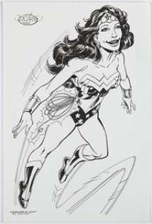 Byrne, John | John Byrne - Wonder Woman Illustration Original Art (2007).... | Heritage