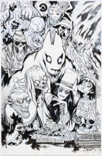 Dark Horse Artist - James Harren Shock Shop #3 Variant Cover Original Art (Dark Horse, 2022)....
