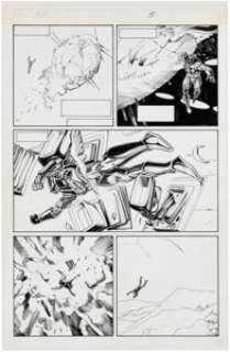 Smith, Barry - Barry Winsor-Smith, Bob Layton, and John Holdredge X-O Manowar #1 Story Page 5 Original Art (Valiant, 1992)....