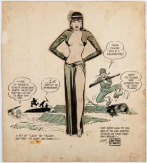 Caniff, Milton | Milton Caniff Male Call Miss Lace Specialty Illustration Original Art (c. 1946).... | Heritage