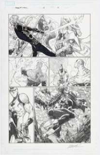 Ramos, Humberto | Humberto Ramos Avengers: The Initiative #24 Story Page 17 Original Art (Marvel, 2009).... | Heritage