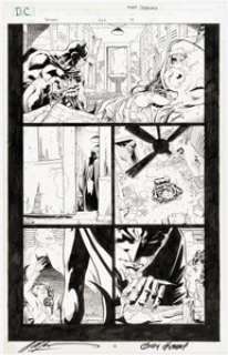 Andy Kubert and Jesse Delperdang - Batman #664 Story Page 18 Original Art (DC, 2007).