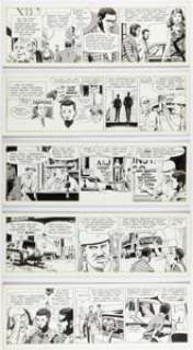 Al McWilliams - Dateline: Danger! Consecutive Daily Comic Strip Original Art Group of 6 (Field Enterprises, 1969). (Total: 6 Original Art)