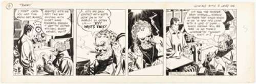 Milton Caniff | Terry and the Pirates Daily Comic Strip Original Art dated 12-27-39 (News Syndicate Co., 1939). | Heritage