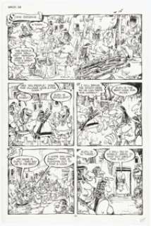 Sergio Aragonés | Groo the Wanderer #28 Story Page 11 Original Art (Marvel, 1987). | Heritage
