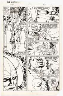 Al Milgrom and Roy Richardson - The Avengers #250 Story Page 27 Original Art (Marvel, 1984).