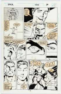 Gary Frank and Cam Smith The Incredible Hulk #425 Story Page 14 Original Art (Marvel, 1995). | Heritage