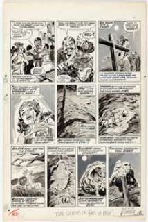 John Buscema and Tom Palmer Tales of the Zombie #1 Story Page 12 Original Art (Marvel, 1973).