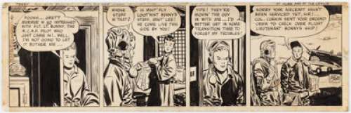 Milton Caniff Terry and the Pirates Daily Comic Strip Original Art dated 11-5-43 (News Syndicate, 1943). | Heritage