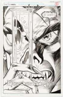 Ron Wagner and Mike Witherby Morbius: The Living Vampire #5 Splash Page 2 Original Art (Marvel, 1993).