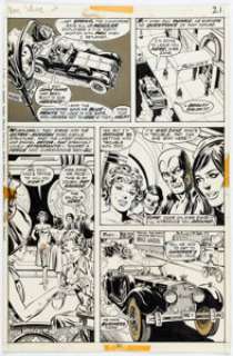 Ross Andru and Tom Palmer Doc Savage #3 Story Page 14 Original Art (Marvel, 1973). | Heritage