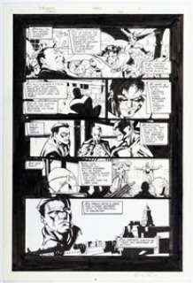 Pete Woods and Andrew Pepoy Robin #120 Page 2 Original Art (DC, 2004).