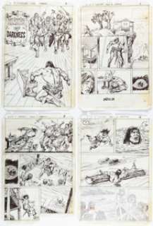 Alfredo Alcala Conan the Barbarian #225 Complete 22-Page Story Preliminary Original Art (Marvel, 1989). (Total: 22 Original Art) | Heritage