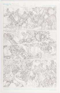 Dan Khanna Transformers Timelines Story Page 10 Original Art (Fun Publications, 2005).