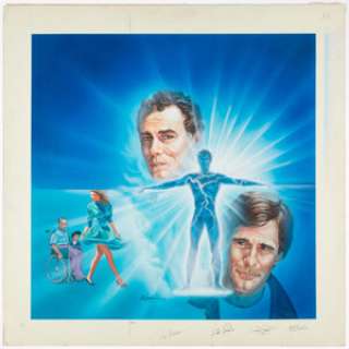 C. Winston Taylor Quantum Leap #1 Wraparound Cover Painting Original Art Signed by Scott Bakula (Innovation, 1991). | Heritage