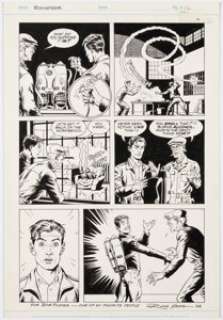 Russ Heath The Rocketeer: The Official Movie Adaptation Story Page 12 Original Art (Disney, 1991). | Heritage