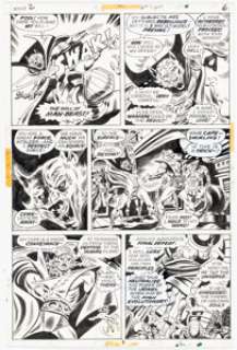 John Buscema and Tom Sutton Warlock #2 Story Page 5 Original Art (Marvel, 1972). | Heritage