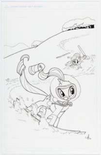 Amy Mebberson My Little Pony: Friendship is Magic #3 Variant Cover Original Art (IDW, 2013).