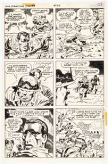 Jack Kirby and Mike Royer Our Fighting Forces #159 Story Page 17 Original Art (DC, 1975). | Heritage