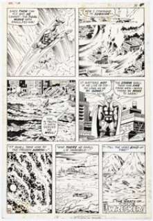 Jack Kirby and Bill Everett Thor #170 Story Page 20 Original Art (Marvel, 1969). | Heritage