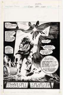 Gene Colan and Tom Palmer Doctor Strange #17 Splash Page 1 Original Art (Marvel, 1976). | Heritage