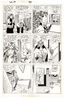 John Byrne and Mike Machlan West Coast Avengers #45 Story Page 8 Original Art (Marvel, 1989). | Heritage