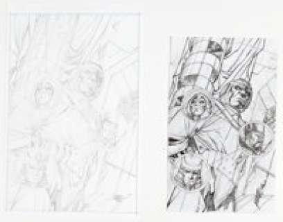 Carlos Pacheco Kang the Conqueror #2 Variant Cover Pencils Original Art (Marvel, 2021). (Total: 2 Original Art) | Heritage