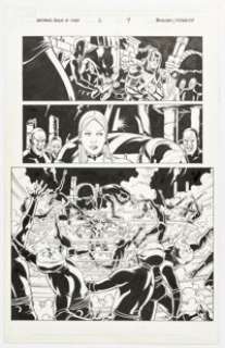 Pablo Raimondi and Andrew Hennessey Realm of Kings Inhumans #2 Story Page 7 Original Art (Marvel, 2010).