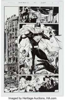 Dan Mora Batman / Superman: World’s Finest #10 Story Page 4 Original Art (DC, 2023). | Heritage