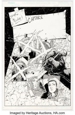 Nat Jones, Kevin Conrad, and Ted Pertzborn The Haunted: Gray Matters #1 Cover and Complete 20-Page Story Original Art (Chaos!, 2002). (Total: 21 Original Art)