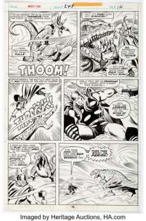 John Buscema and Joe Sinnott Thor #243 Story Page 10 Original Art (Marvel, 1976). | Heritage