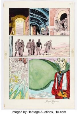 P. Craig Russell Epic Illustrated #3 Elric "The Dreaming City (Part 1)" Story Page 9 Original Art (Marvel/Epic, 1980). | Heritage