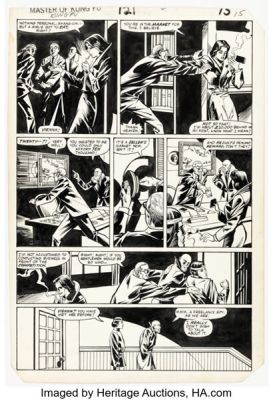 David Mazzucchelli and Vince Colletta Master of Kung Fu #121 Story Page 11 Original Art (Marvel, 1983). | Heritage