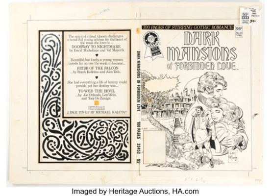 Joe Orlando DC Special Blue Ribbon Digest #20 Wraparound Cover Original Art (DC, 1982). (Total: 2 Items) | Heritage