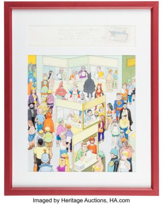 Al Jaffee - San Diego Comic Con Fold-In Illustration Original Art (SDCC, 2010). | Heritage