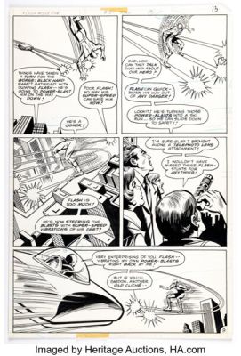 Irv Novick and Frank McLaughlin The Flash #258 Story Page 9 Original Art (DC, 1978). | Heritage