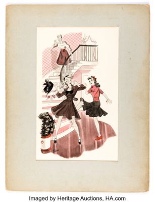 Vic Herman - Magazine Illustration Original Art (1950).