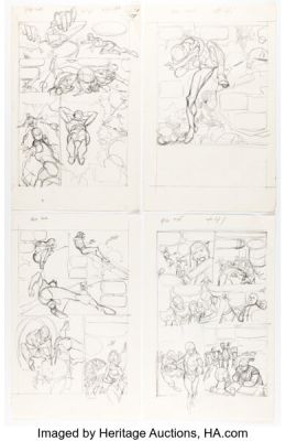 Gil Kane Green Lantern #68 Near-Complete Story Page Preliminaries Original Art Group of 21 (Archie, 1969). (Total: 21 Original Art) | Heritage