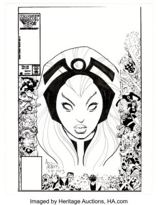 Arthur Adams - Storm "Marvel 25th Anniversary" Illustration Original Art (2023). | Heritage