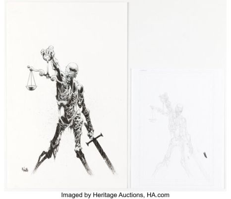 Kyle Hotz Daredevil #612 Variant Cover Original Art (Marvel, 2019). (Total: 2 Original Art) | Heritage