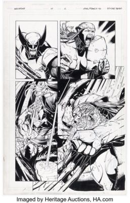 Leinil Francis Yu and Edgar Tadeo Wolverine #114 Lady Deathstrike Story Page 12 Original Art (Marvel, 1997). | Heritage